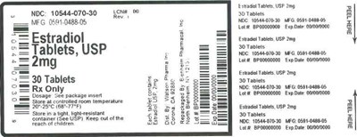 2mg 30ct - LABEL ESTRADIOL TABS 2MG BPI(10544 070 30) WATSON(0591 0488 05) REV1